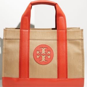 Tory Burch “Tory” Straw Tote